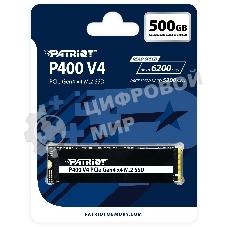 Накопитель SSD Patriot M.2 2280 500Gb 5000/3000MBs