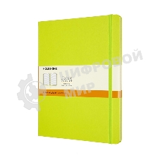Блокнот Moleskine CLASSIC QP090C2 XLarge 190х250мм, 192 страниц, линейка, твердая обложка, лайм