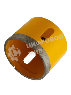 Сверло алмазное по керамограниту Denzel 75мм мокрое резание, М14