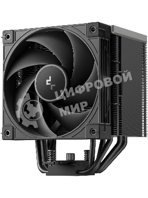 Кулер для процессора DEEPCOOL AK500 G2 DIGITAL NYX LGA1851/1700/1200/115X/AM5/AM4 (9шт/кор, TDP 240W, PWM, Fan 120мм, 5 тепл. Трубок, Copper Base, черный) RET (R-AK500G2-BKNNMN-GJD-1)