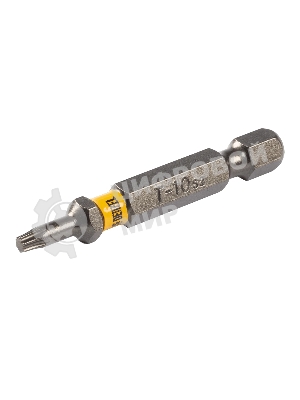 Набор бит Denzel TORX 10х50, сталь S2, шестигранный профиль, 10 шт.