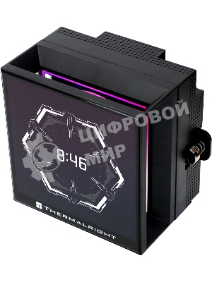 Водяное охлаждение для процессора Thermalright Hyper Vision 360 (360mm, LED, Black, ARGB/Fans: 3x120mm, 69CFM, 27dBA, 2150RPM/Pump height 68mm, 6400RPM, Rad thickness 27mm/S: 1700, 1200, 1851, 115X, 2011, 2066, AM5, AM4)