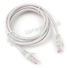 Патч-корд LSZH медный UTP Cablexpert PP30-2M cat.5e, 2м, литой, многожильный, серый
