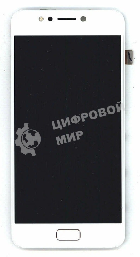 Дисплей для Asus ZenFone 4 Max ZC520KL, белый с рамкой