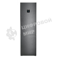 Холодильник Liebherr CNBDC 573I-22 001 черная нержавеющая сталь двухкамерный 266/94л морозилка снизу