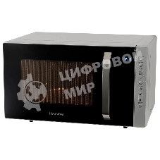 Микроволновая печь Hyundai HYM-M2066 серебристый, 23 л, 800 Вт, переключатели - мембранные кнопки