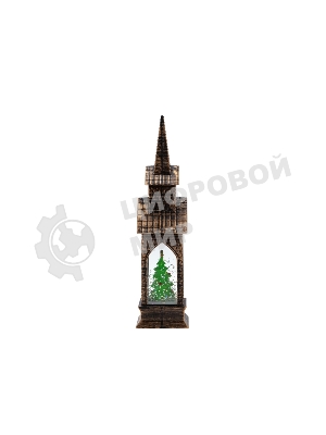 Светильник декоративный (фигура) Neon-night Башня с эффектом снегопада и подсветкой