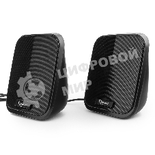 Акустическая система 2.0 Gembird SPK-100, черный, 6 Вт, рег. громкости, USB-питание