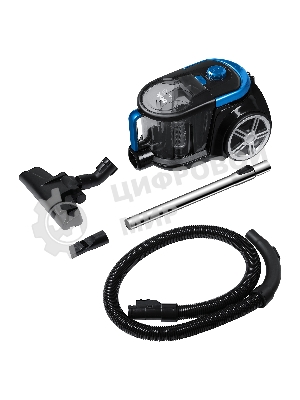 Пылесос BBK BV1802 имперский синий, 300/1600 Вт, уборка сухая, пылесборник контейнер 2 л
