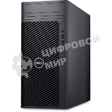 Компьютер Dell Precision 3680 Tower Core i7-14700 (2,1GHz) 16GB (1x16GB) DDR5, 512GB SSD, Nvidia RTX A2000, 12GB GDDR6, 1000W, TPM, No Optical Drive, Win11Pro Multilang, 1YW