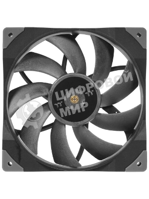 Вентилятор для корпуса Thermaltake TOUGHFAN 14 черный, 140 мм, 2000 об/мин, 33.2 дБ, 4 pin
