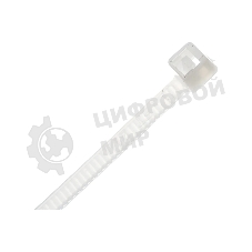 Хомут кабельный 2.5х100 нейл. белый (уп. 100 шт) IEK UHH31-D025-100-100