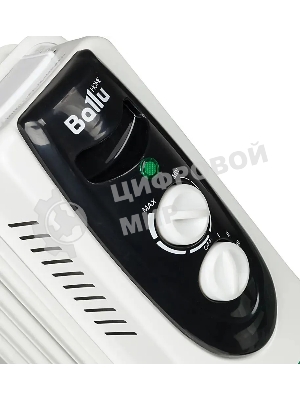 Обогреватель масляный Ballu Classic BOH/CL-05WRN (5 секций), белый, 1000 Вт, 15 м2, термостат