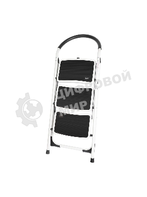 Стремянка стальная трехступенчатая Deli DL509013 макс.высота 670мм, до 150кг, ступени 360x270мм