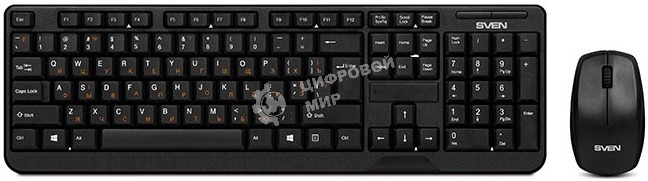 Комплект клавиатура + мышь SVEN Comfort 3300 Wireless Беспроводной SV-03103300WB