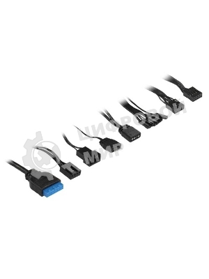 Компьютерный корпус PCCooler IE200 BK, Tempered Glass Full Tower, черный, TG, SPCC, 1x120мм ARGb E-ATX, ATX, mATX, mITX 180/380/220мм 4x2.5