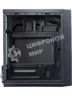 Компьютерный корпус Accord ENTRY ACC-241 черный без БП mATX 2xUSB 2.0 audio