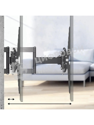 Кронштейн для телевизора Hama 00220831 черный 32