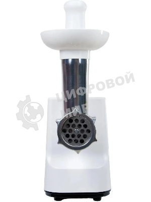 Мясорубка электрическая Oasis MG-LK1 белый, 1300 Вт, 1.5 кг/мин, реверс, защита от перегрузки, насадки - 4