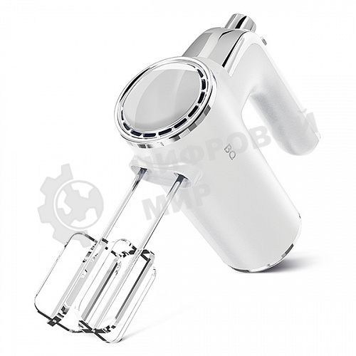 Миксер ручной BQ MX420 белый, мощность 500 Ватт, 5 скоростей, режим Турбо