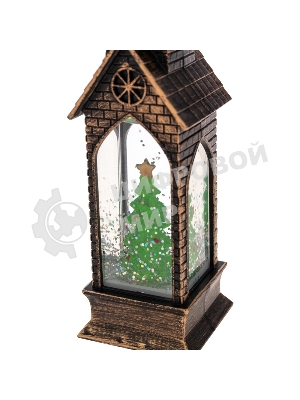 Светильник декоративный (фигура) Neon-night Башня с эффектом снегопада и подсветкой