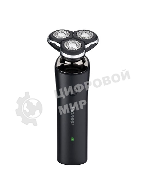 Электробритва Pioneer BS006, 3 плавающие бритвенные головки, сухое и влажное бритье, время работы до 90 мин