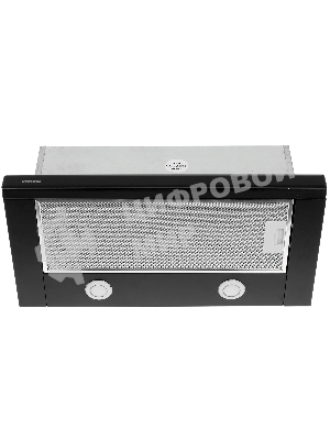 Встраиваемая вытяжка Korting KHP 6617 GN черный/черный