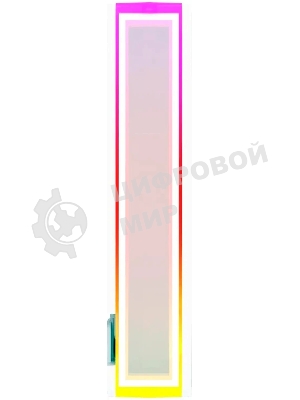 Вентилятор для корпуса Bloody CF-11 LCD ARGb 120х120x25 белый 4-pin 32дБ (упак.:1шт) (CF-11-ARGb120-WH) Ret