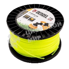 Леска для триммера Denzel квадрат, 2,7м х 138м, на DIN катушке FLEX CORD