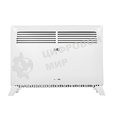 Конвектор электрический Ballu Solo Turbo BEC/SMT-2000 + Кронштейн CWM-02, белый, 2000 Вт, 25 м2, термостат