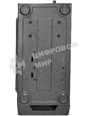 Компьютерный корпус Miditower ExeGate XP-332-UNS400 (ATX, БП UNS400 с вент. 12см, 2хUSB, аудио, черный)