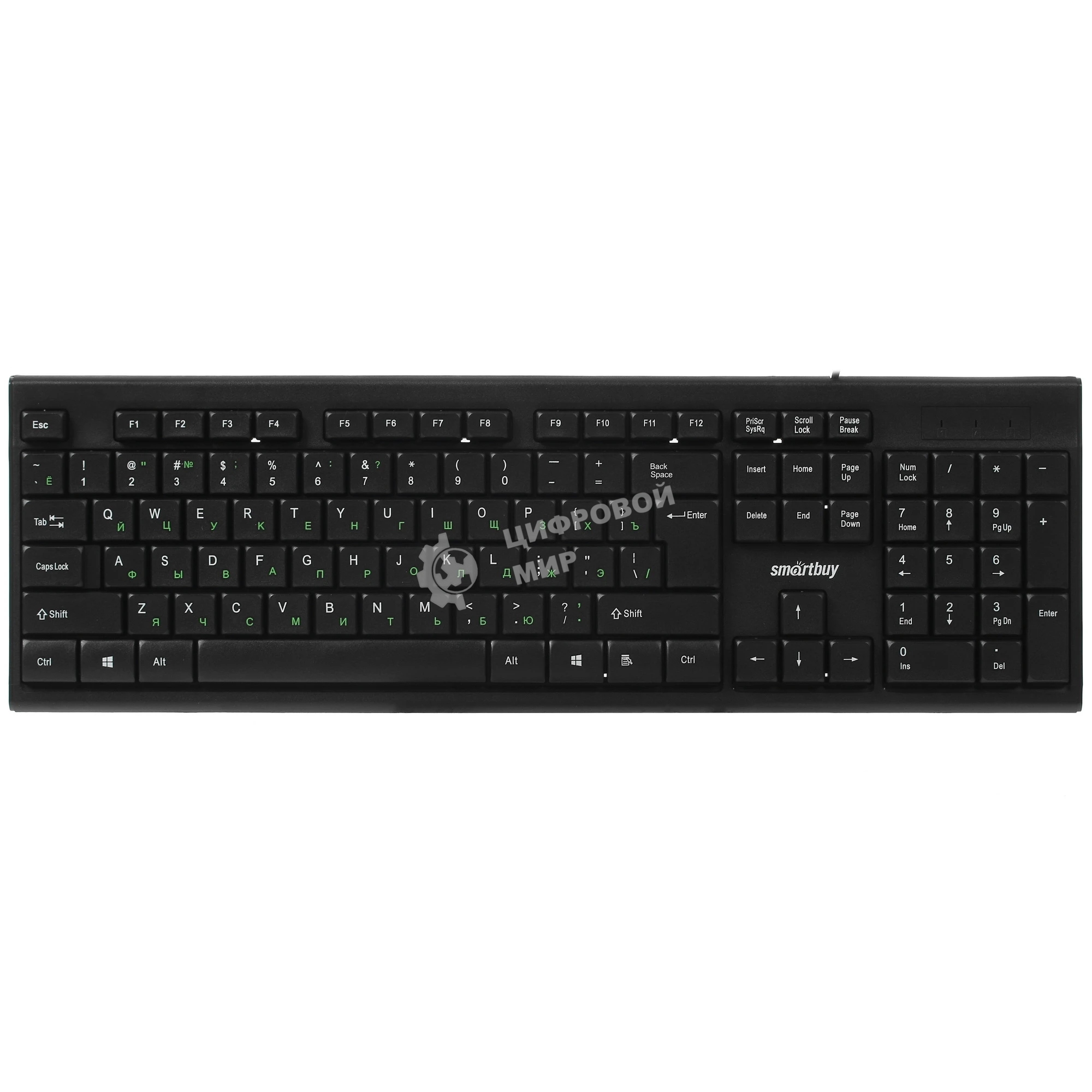 Клавиатура проводная Smartbuy ONE 114 USB черная (SBK-114U-K)