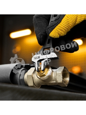 Ключ разводной Denzel 150 мм, CrV, кованый