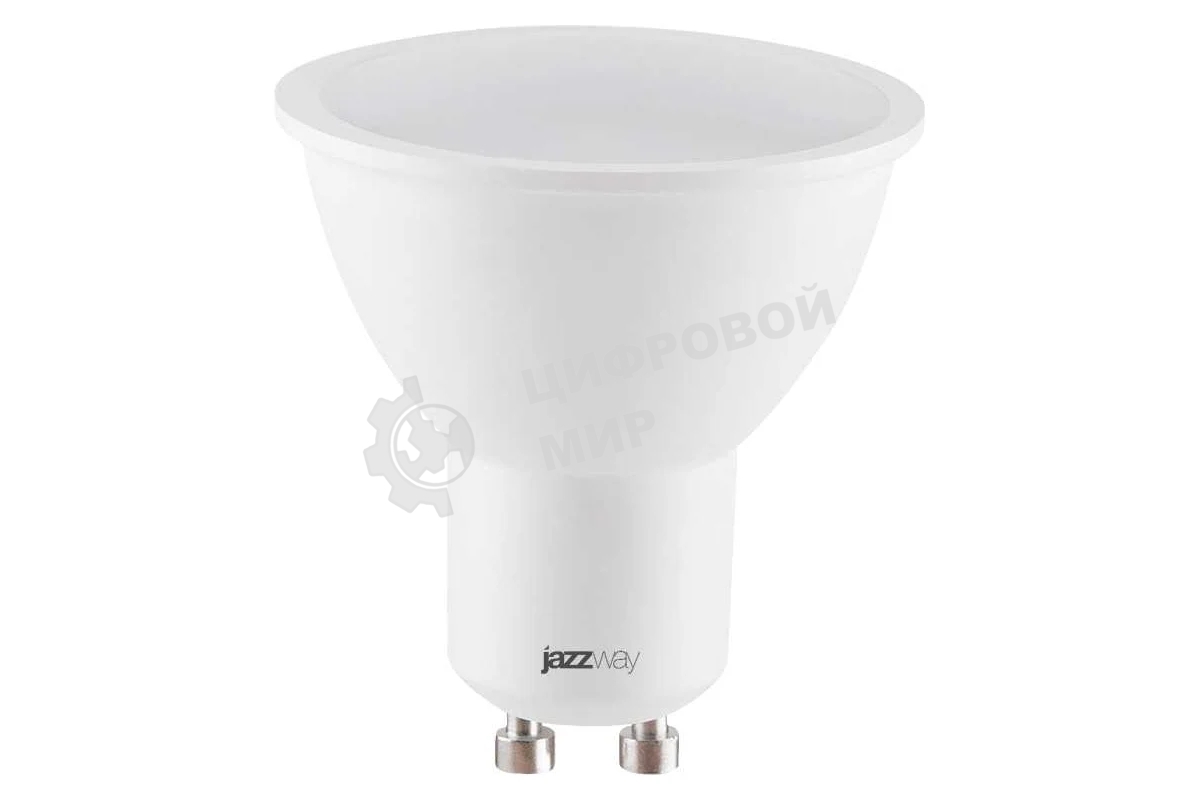 Лампа светодиодная JazzWay PLED-SP 9Вт 5000К холодный белый GU10 720лм 230В