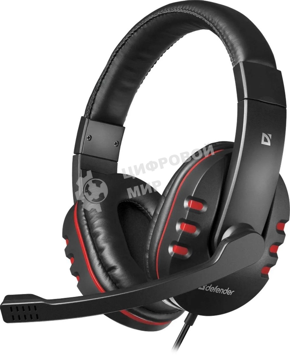 Гарнитура Defender Warhead G-160 чёрный, проводная