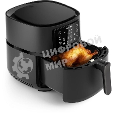 Аэрогриль Philips HD9285/93 черный, 2000 Вт, 7.2 л, сенсор, 8 программ
