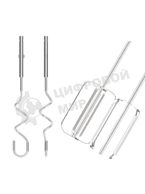 Миксер ручной BQ MX420 белый, мощность 500 Ватт, 5 скоростей, режим Турбо