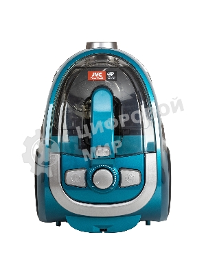 Пылесос JVC JH-VC401 бирюзовый/серый, 320/1800 Вт, уборка сухая, пылесборник контейнер 2,5 л.