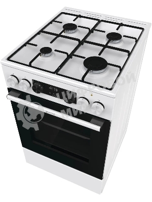 Плита комбинированная Gorenje GK5C60WJ белый, конфорок 4 газовых, духовка 62 л, 50 см x 85 см x 59.4 см
