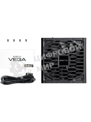 Блок питания Chieftec Vega PPG-750-S, 750Вт, 80 PLUS Gold, 135мм, черный