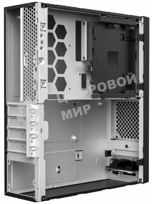 Компьютерный корпус с блоком питания 300Вт. Foxline FL-1001 mATX case, black, w/PSU TFX 300W, w/2xUSB2.0+2xUSB3.0, w/1xcombo audio, w/pwr cord, w/8cm FAN