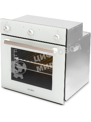 Духовой шкаф Электрический Hyundai 6009.03 WG белый стекло