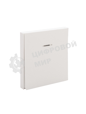 Выключатель Kranz STRONG 1 кл проходной (переключатель) с подсветкой 10А с/у жемчуг