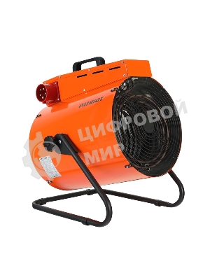 Тепловентилятор электрический Patriot PT-R 15, оранжевый/черный, 15 кВт, 150 м2, 380В, терморегулятор