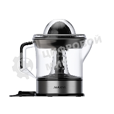 Соковыжималка Maxvi SG402 серебристый/чёрный, цитрусовая, 40 Вт, 700 мл, механическое