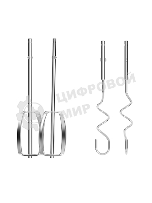 Миксер BQ MX421 черный. Мощность:150 Вт, 5 скоростей работы, скорость вращения до 1400 об,мин