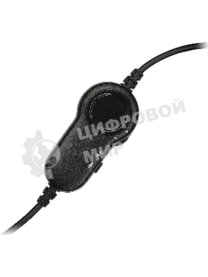 Гарнитура Logitech H151 чёрный, проводная, 3.5 мм