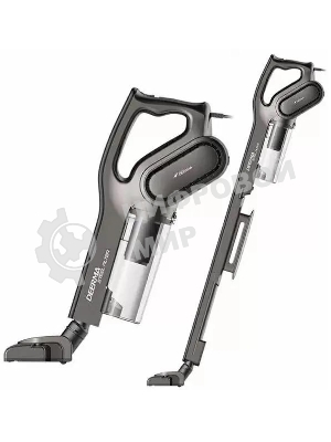 Пылесос вертикальный DEERMA Combo DX700S серый/черный, питание от сети, 210 Вт, уборка сухая, пылесборник 0.8 л