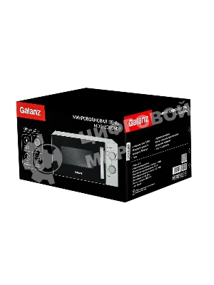 Микроволновая печь Galanz MOG-2009MW белый, 20 л, 700 Вт, переключатели - поворотный механизм