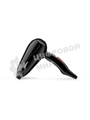 Фен BaByliss 5344E черный, 2000 Вт, компактный